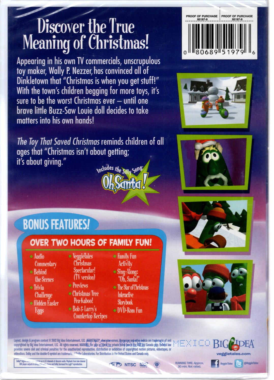 Big Idea™ VeggieTales® - The Toy That Saved Christmas - DVD