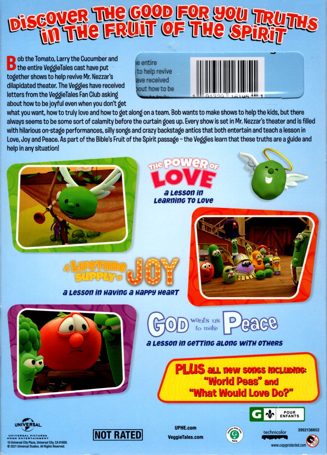 Big Idea™ VeggieTales - Fruit of the Spirit Stories: Love, Joy, Peace - DVD