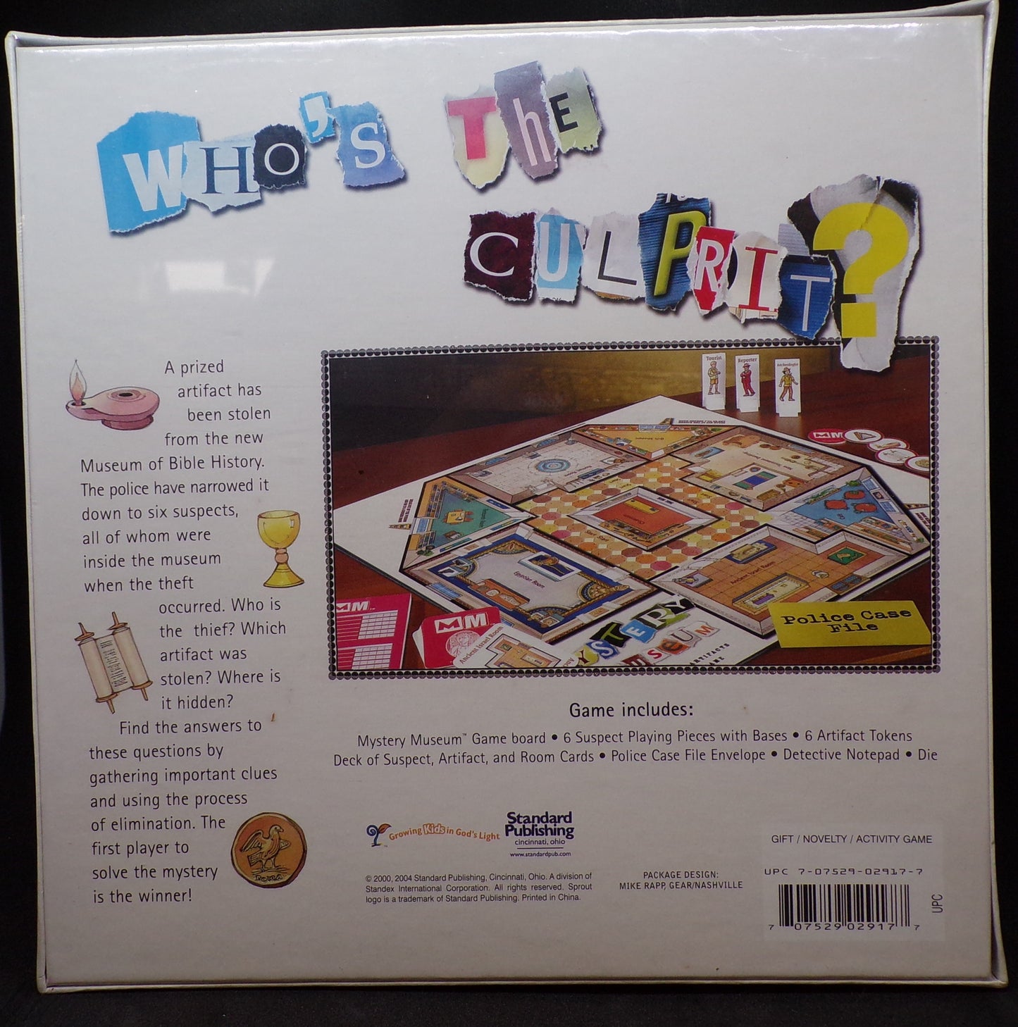 Standard Publishing - Mystery Museum™ Game: The Biblical Artifacts Detective Game - 3-6 Players, Ages 8 & Up - Board Game