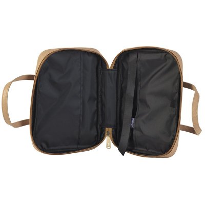 White Dove Designs - "With God All Things Are Possible" Bible Cover (Matt 19:6) - Tan, Large