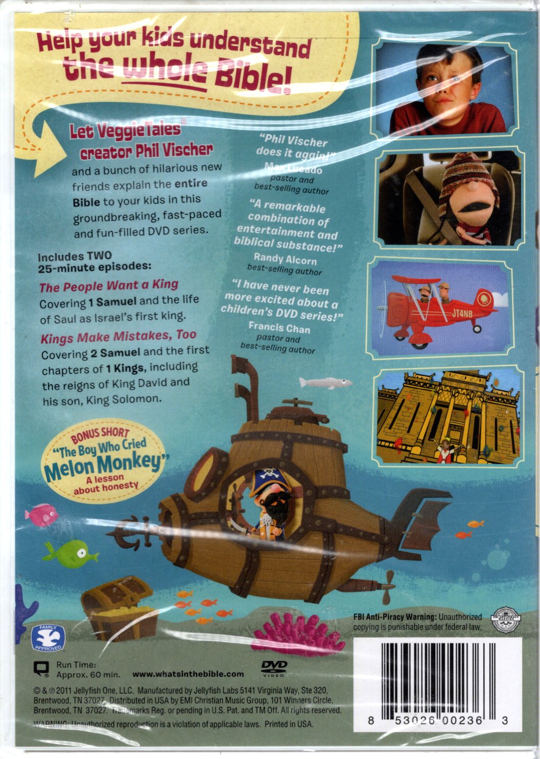 Jellyfish One, LLC. - Buck Denver Asks™...What's in the Bible? - Phil Vischer - DVD Series