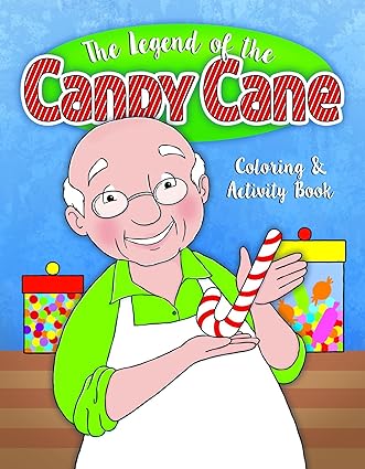 Warner Press Kids™ - The Legend of the Candy Cane Coloring Book (Ages 4-7) - Paperback