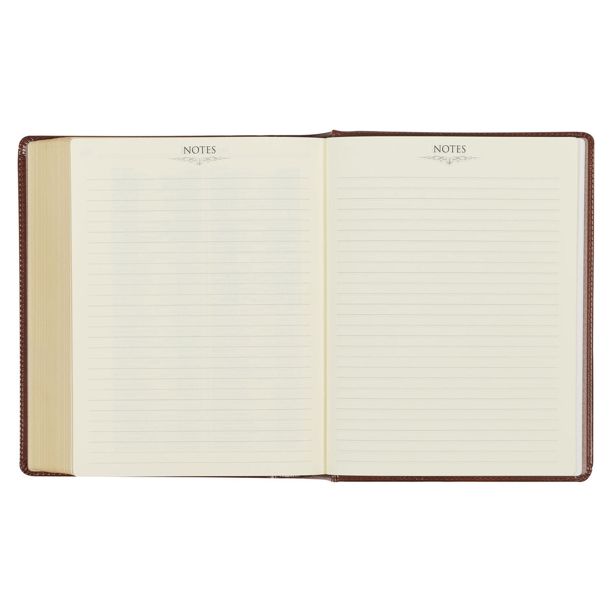 Christian Art Publishers KJV, The Note-taking Bible, Faux Leather Hardcover, Saddle Tan