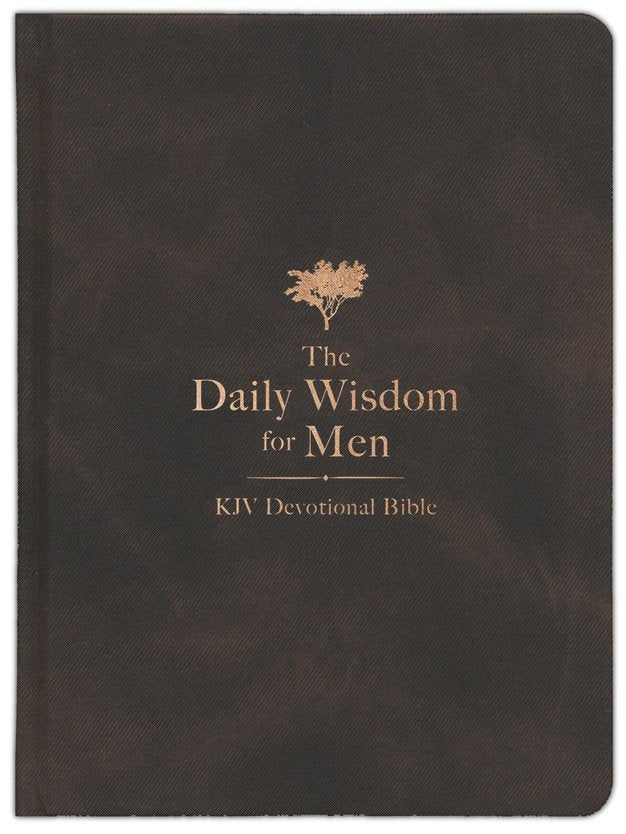 Barbour Publishers KJV - The Daily Wisdom for Men: KJV Devotional Bible - Hardcover
