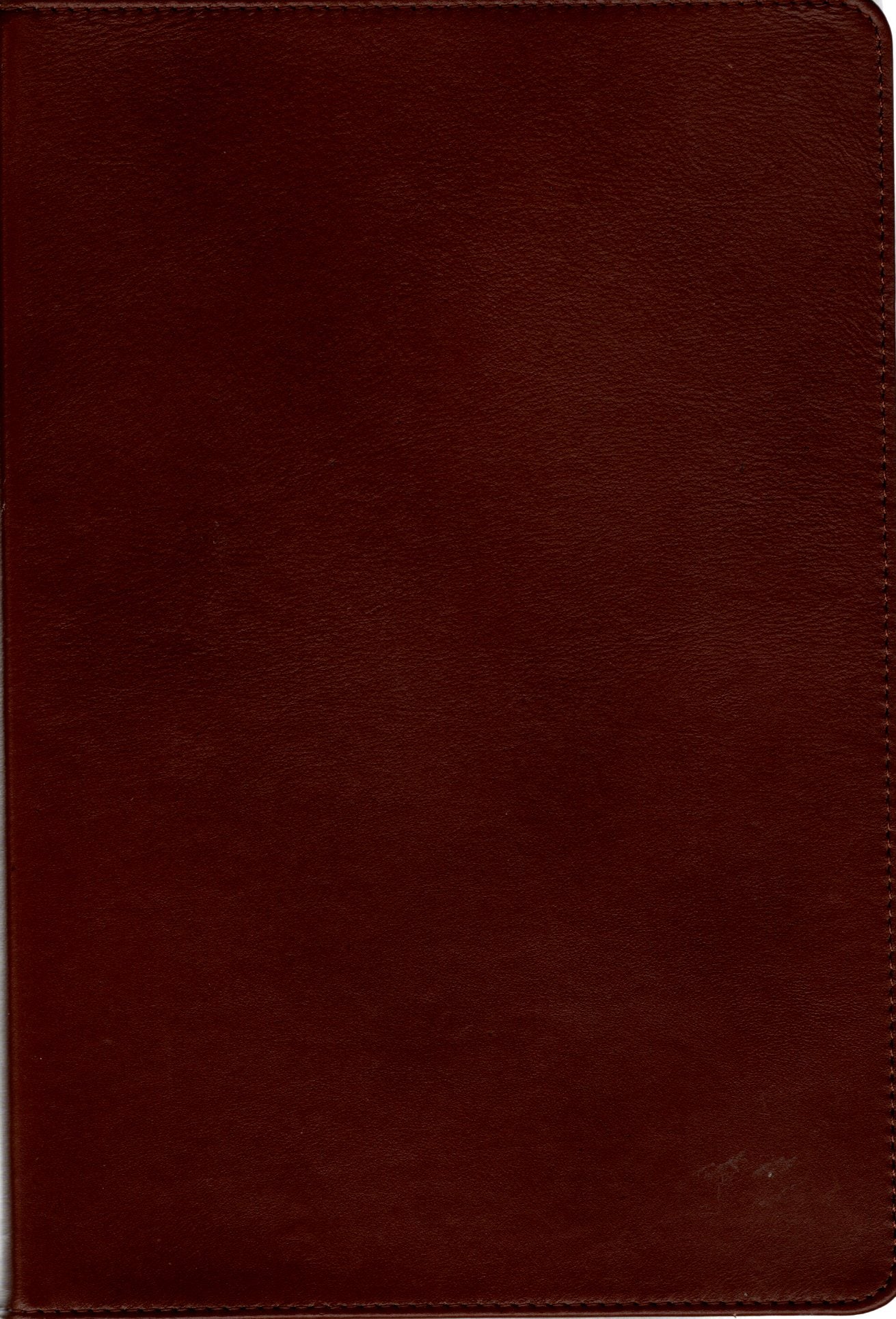 Thomas Nelson NASB The Charles F. Stanley Life Principles Bible Second Edition - Genuine Leather (Brown)