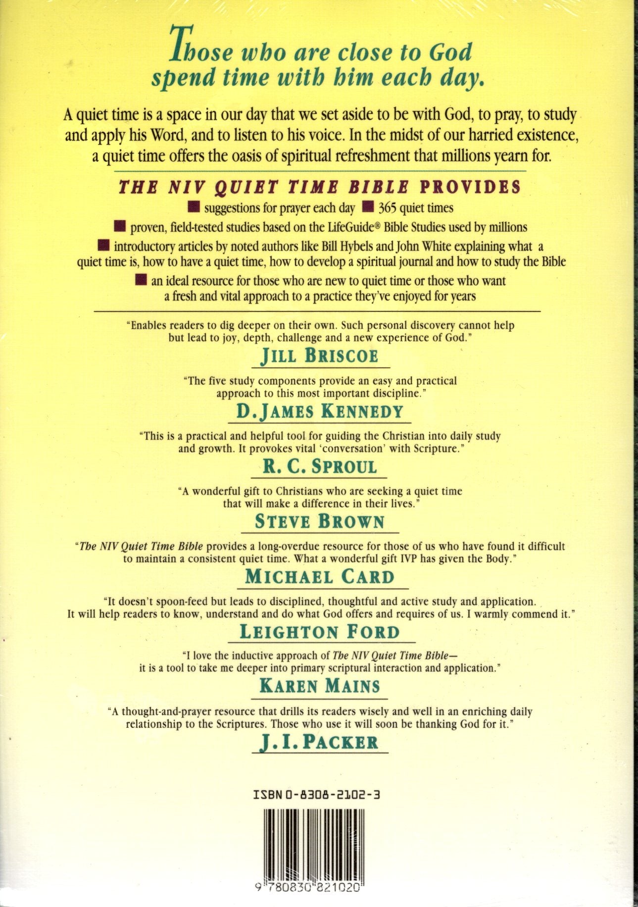 InterVarsity Press NIV® Quiet Time Bible: New Testament & Psalms - Paperback