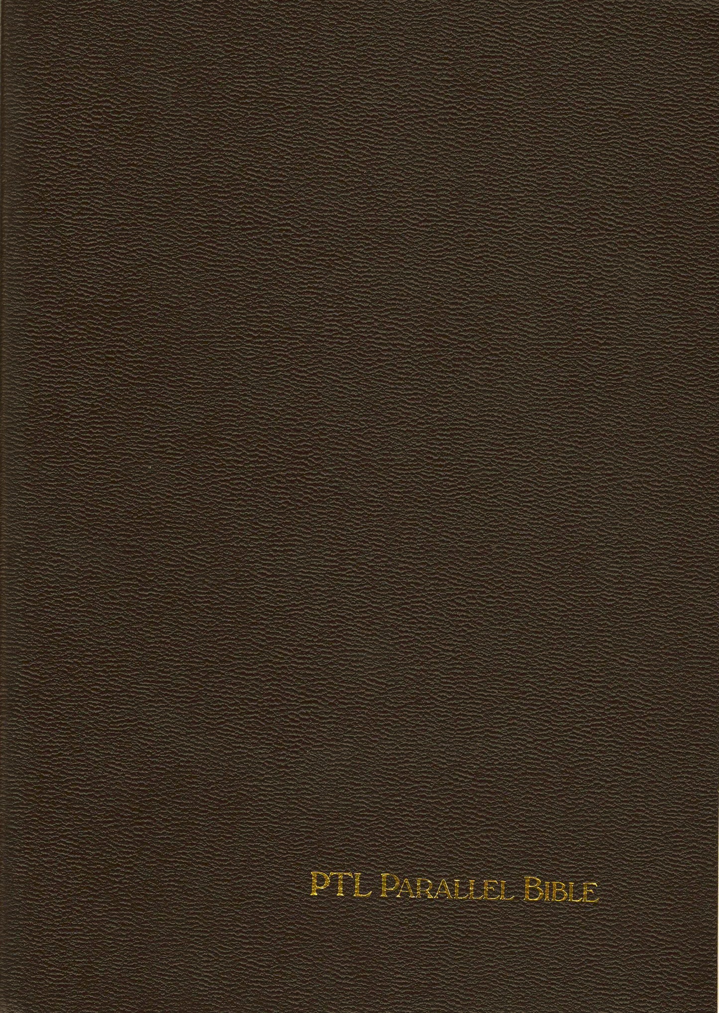 PTL Publishing - PTL Parallel Prison Ministry Edition Bible, KJV & The Living Bible (Paraphrased) - Large Print - Faux Leather (***See Description)