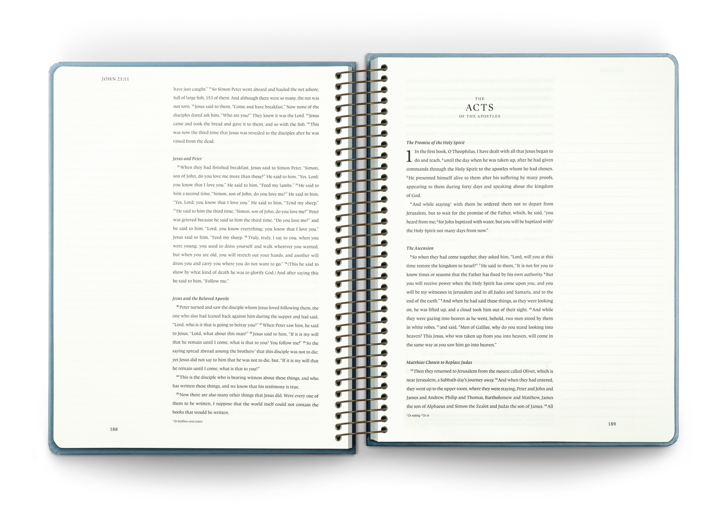 Crossway ESV Spiral-Bound Journaling Bible, New Testament (Hardcover)