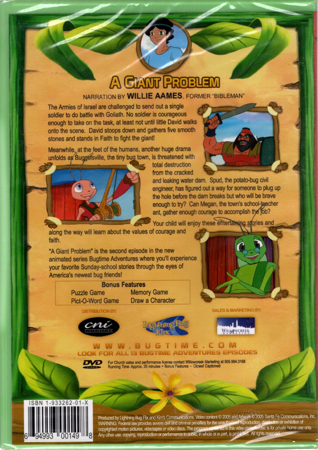 Bugtime Adventures Lessons Lightning Bug Flix - Bugtime Adventures™ A Giant Problem: The David St ...