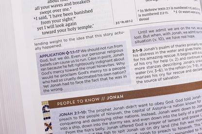 Zondervan NIV Application Bible: Bringing the Ancient Message of the Bible into Your World