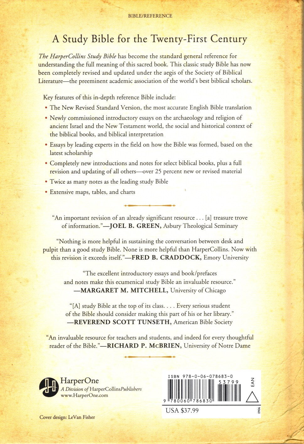HarperCollins NRSV Study Bible (with Apocrypha) - Student Edition