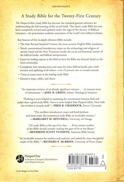 HarperCollins NRSV Study Bible (with Apocrypha) - Student Edition