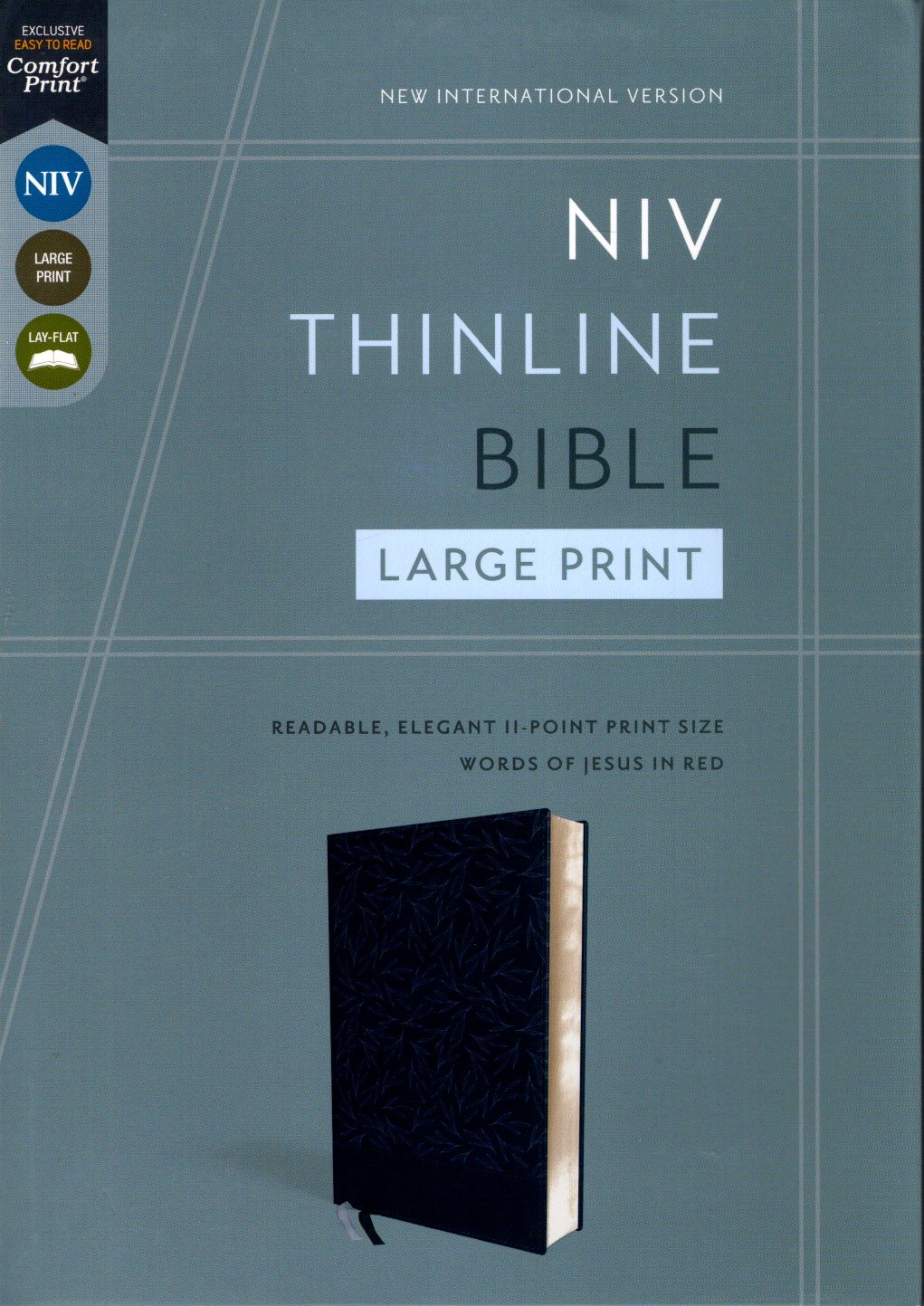 Zondervan NIV Thinline Bible, Large Print, Leathersoft