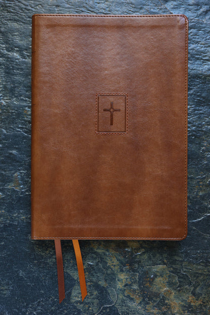 Zondervan NIV Thinline Bible, Large Print, Leathersoft