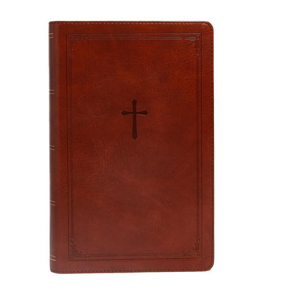 Thomas Nelson NKJV, Personal Size Large Print Reference Bible, Brown Leathersoft
