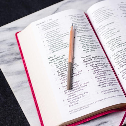 Thomas Nelson NKJV, Personal Size Large Print Reference Bible, Brown Leathersoft