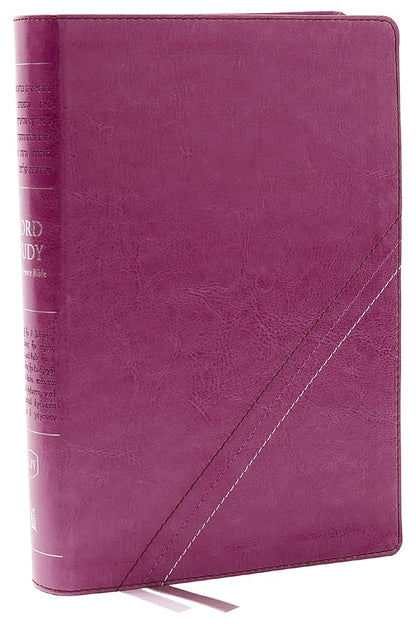 KJV, Word Study Reference Bible, Leathersoft, Pink, Red Letter, Comfort Print: 2,000 Keywords that Unlock the Meaning of the Bible cover image