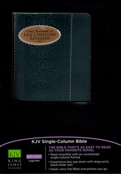 Thomas Nelson KJV Single-Column Bible, Leathersoft