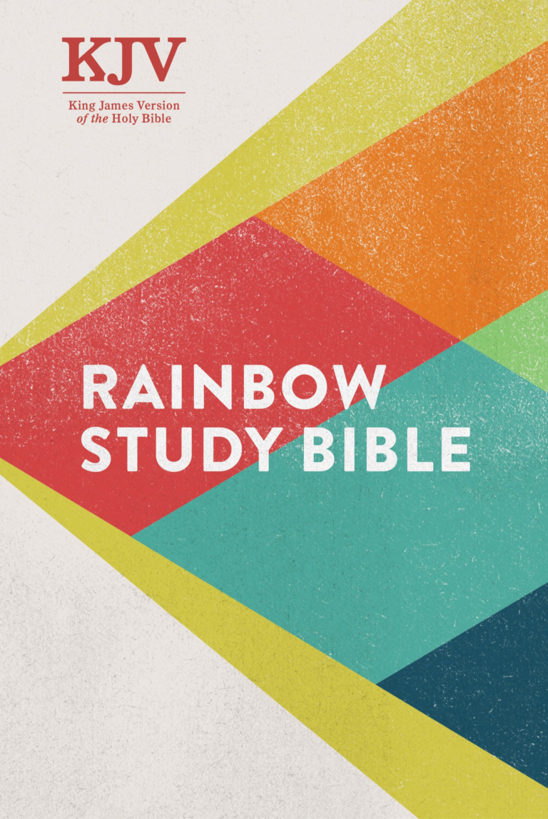 Holman KJV Rainbow Study Bible, LeatherTouch