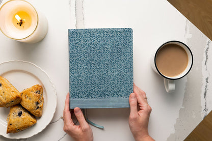 Zondervan NIV, Journal the Word Bible, Large Print, Teal Leathersoft