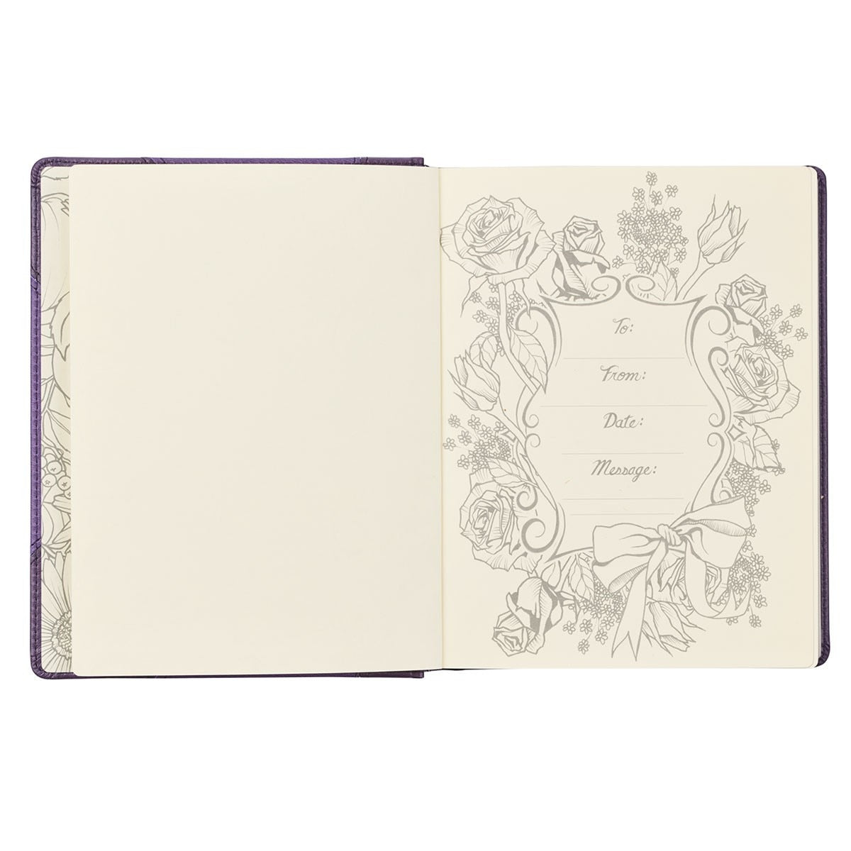 Christian Art Publishers KJV, My Creative Bible, Purple Faux Leather Hardcover