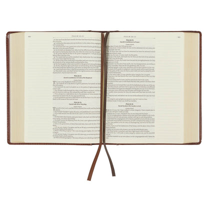 Christian Art Publishers KJV, The Note-taking Bible, Faux Leather Hardcover, Saddle Tan