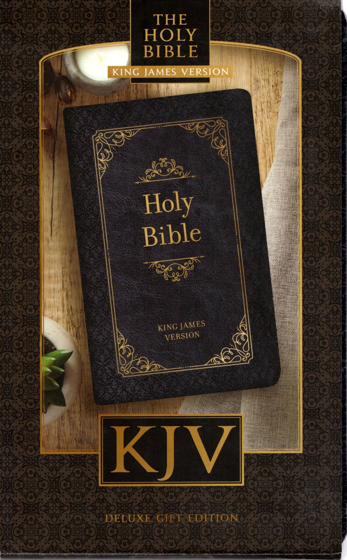 Broadstreet Publishing KJV Deluxe Gift Edition Bible, Zippered - Faux Leather
