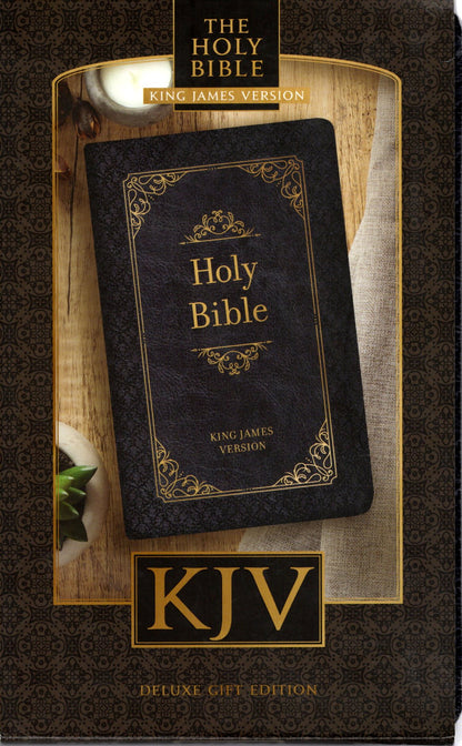 Broadstreet Publishing KJV Deluxe Gift Edition Bible, Zippered - Faux Leather