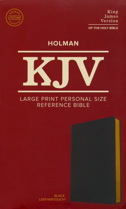 Holman KJV - Large Print Personal Size Reference Bible - Leathertouch®