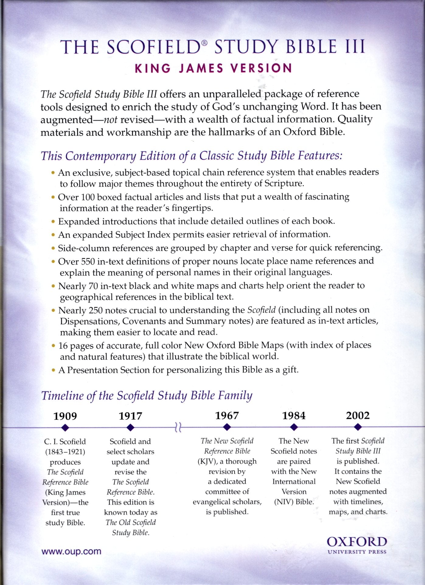 Oxford University Press KJV The Scofield Study Bible III, Red Letter, Thumb Indexed - Bonded Leather (Black)