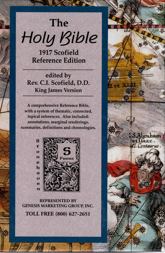 Stonehaven Press KJV 1917 Scofield Reference Edition Bible, Edited by Rev. C.I. Scofield, D.D. - Bonded Leather