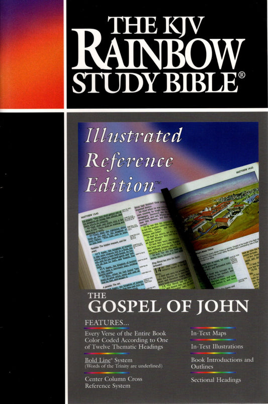 Rainbow Studies International - The KJV Rainbow Study Bible® - Illustrated Reference Edition - The Gospel of John - Softcover