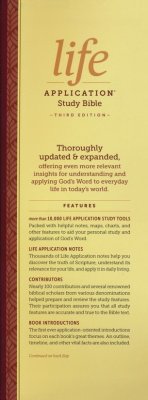 Zondervan/Tyndale NIV® Life Application Study Bible: 3rd Edition - Black Bonded Leather