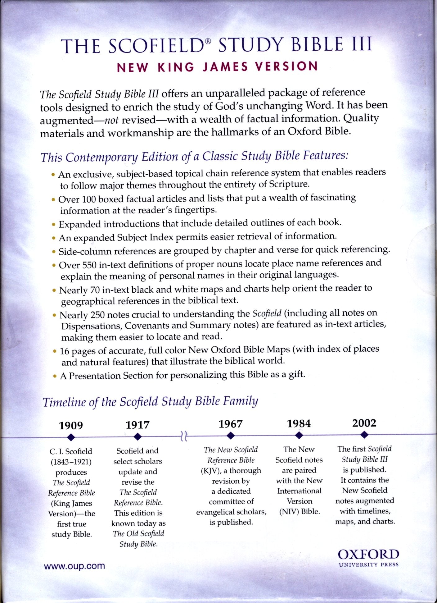 Oxford University Press NKJV® - The Scofield® Study Bible III, Red Letter Edition