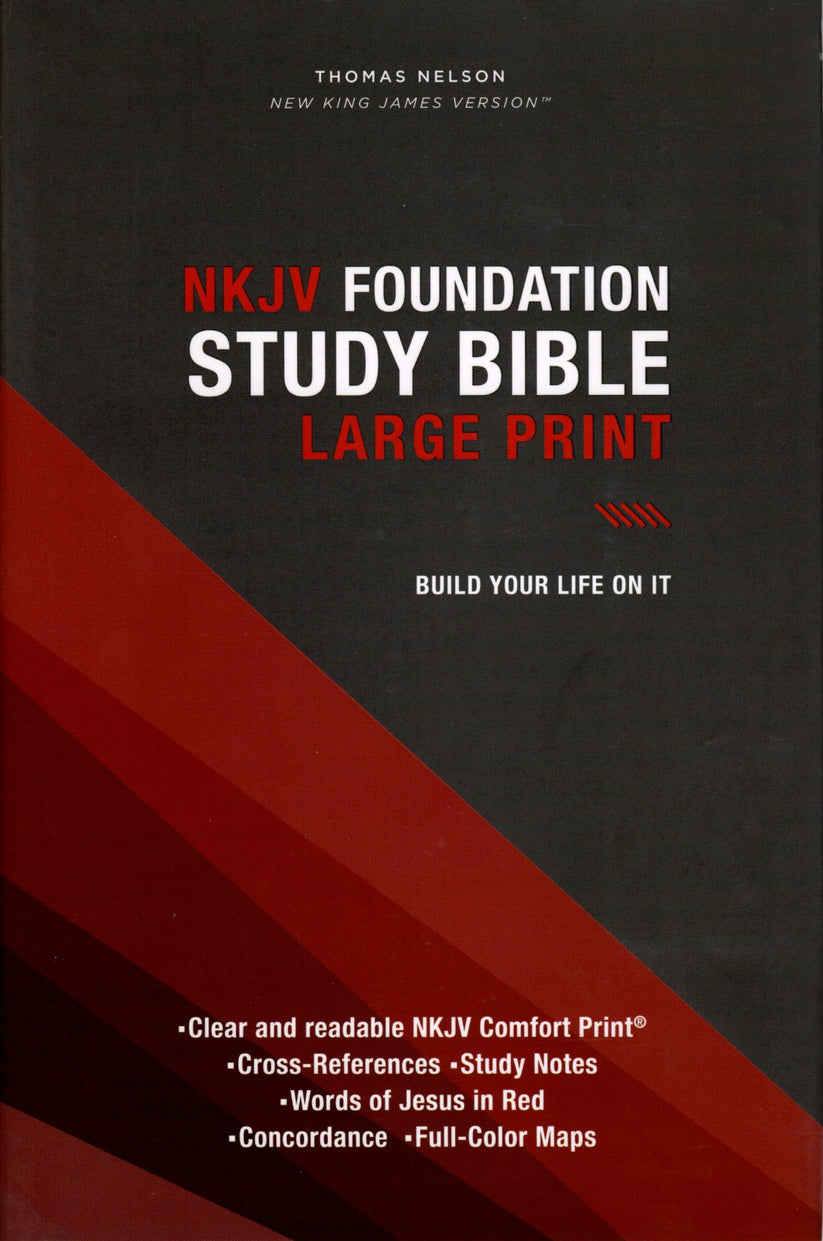 Thomas Nelson NKJV® Foundation Study Bible, Large Print , Hardcover w ...