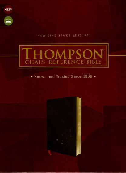 Zondervan NKJV® Thompson Chain-Reference Bible - Bonded Leather (Black)