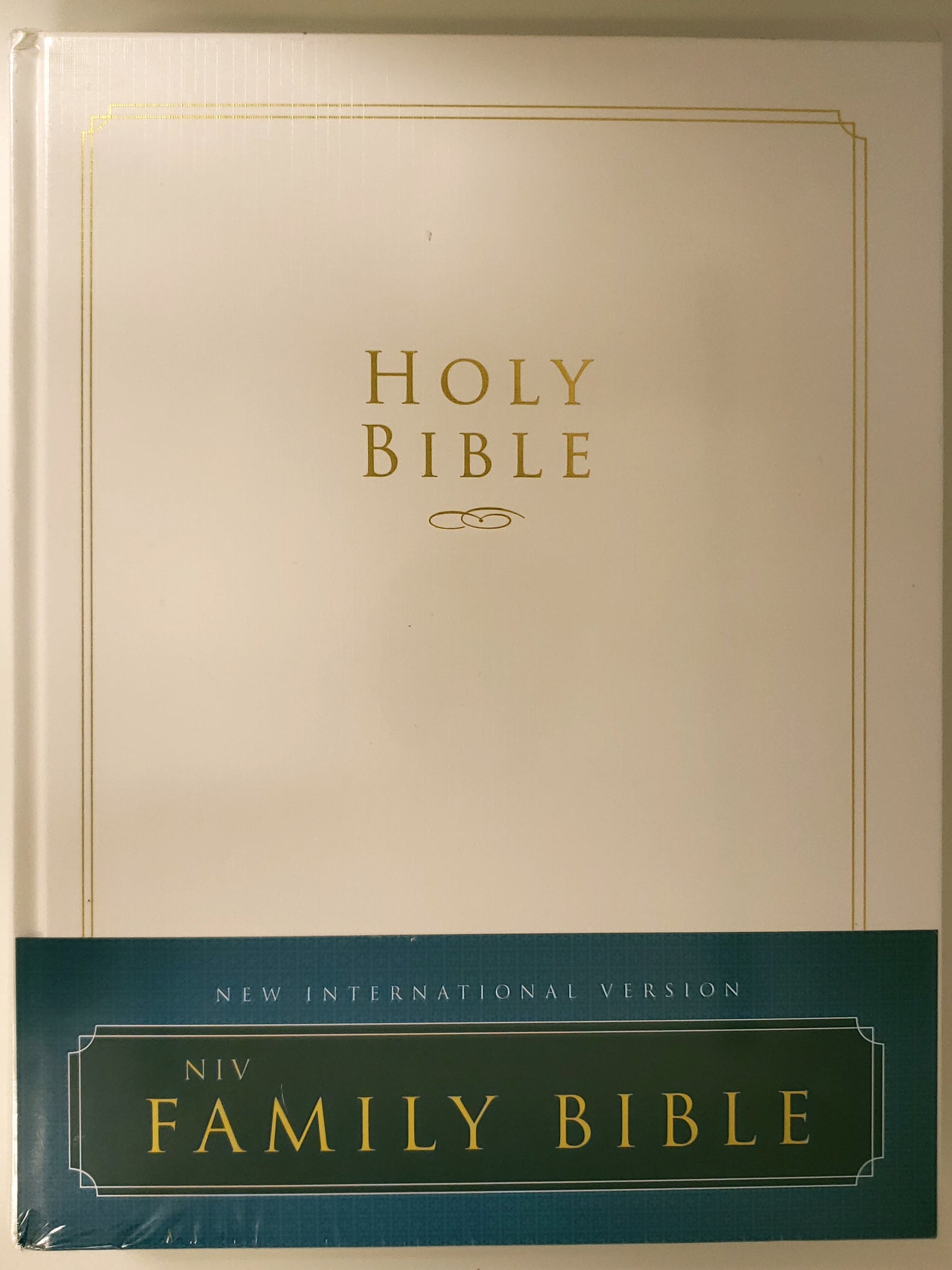 Zondervan NIV Family Bible, White, Hardcover