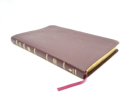 Thomas Nelson KJV Ultraslim™ Edition, Thumb Indexed - Genuine Leather (Burgundy)
