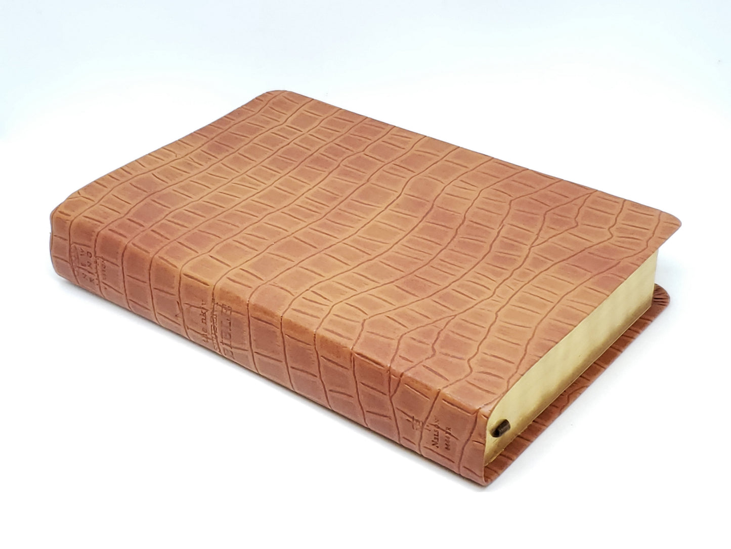 Thomas Nelson The NKJV Student Bible, Brown Alligator LeatherSoft™