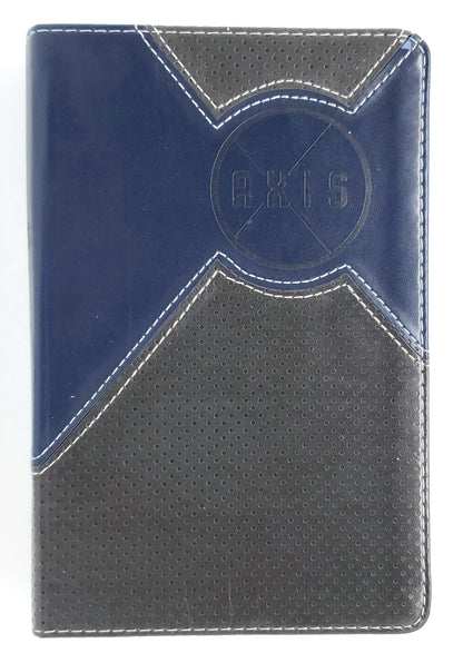 Thomas Nelson KJV, Axis: A Study Bible for Teens, Blue/Gray Leathersoft