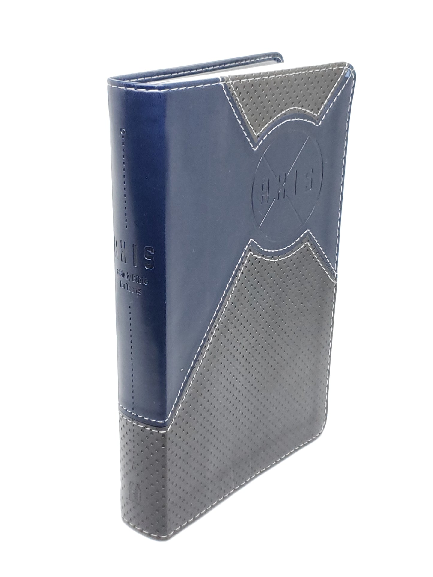 Thomas Nelson KJV, Axis: A Study Bible for Teens, Blue/Gray Leathersoft
