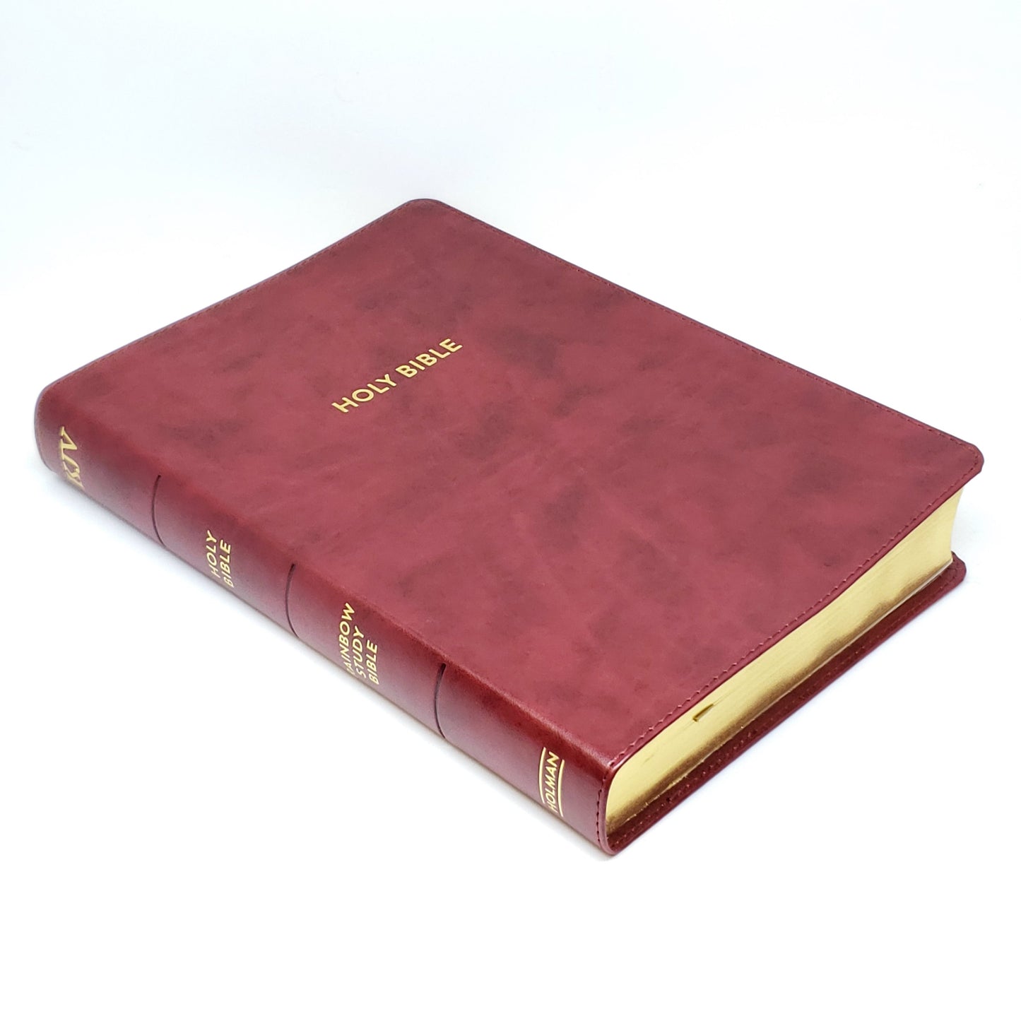 Holman KJV Rainbow Study Bible, LeatherTouch