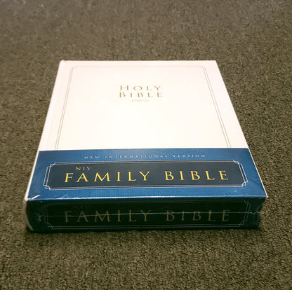 Zondervan NIV Family Bible, White, Hardcover